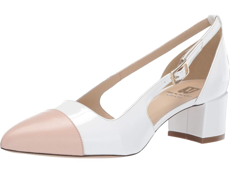 

Bruno Magli Lisette (White/Nude) Women's Shoes