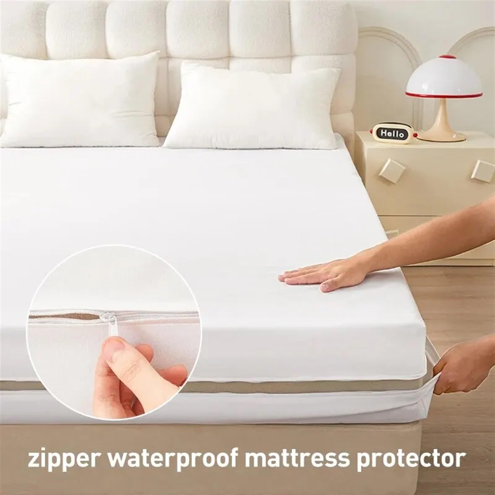Protector Colchon Impermeable Protector de colchón poliéster Impermeable