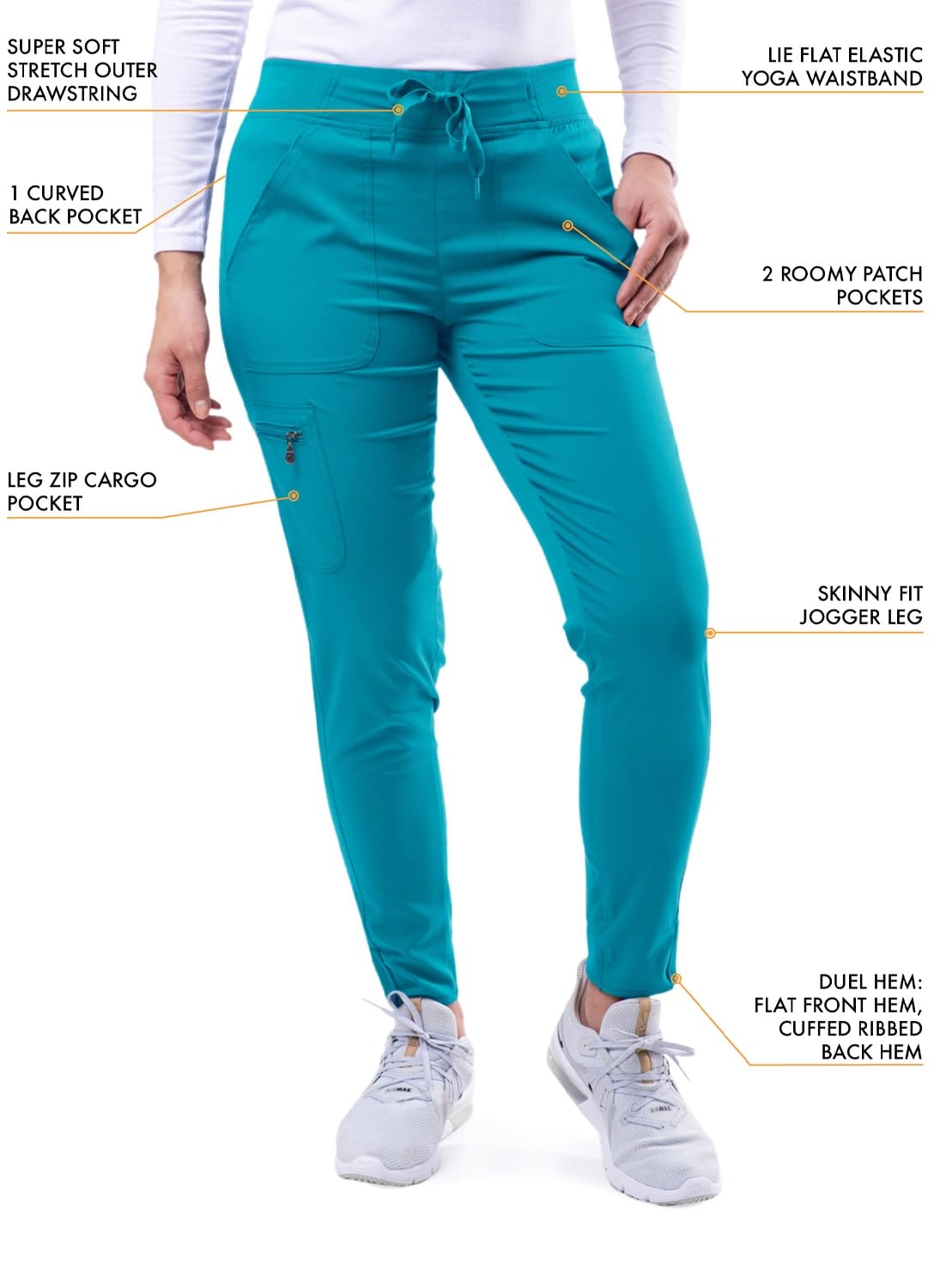 Adar Pro Erica Movimento Booster Impostata Per Donna - Dolcecuore V-Collo Top & Yoga Pareggiatrice Pantaloni