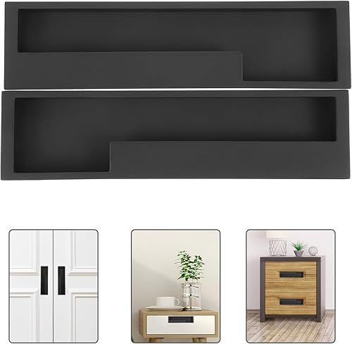 Miniatura 5 de DOITOOL Manijas empotrables visibles del tirón de la puerta de la manija del guardarropa para