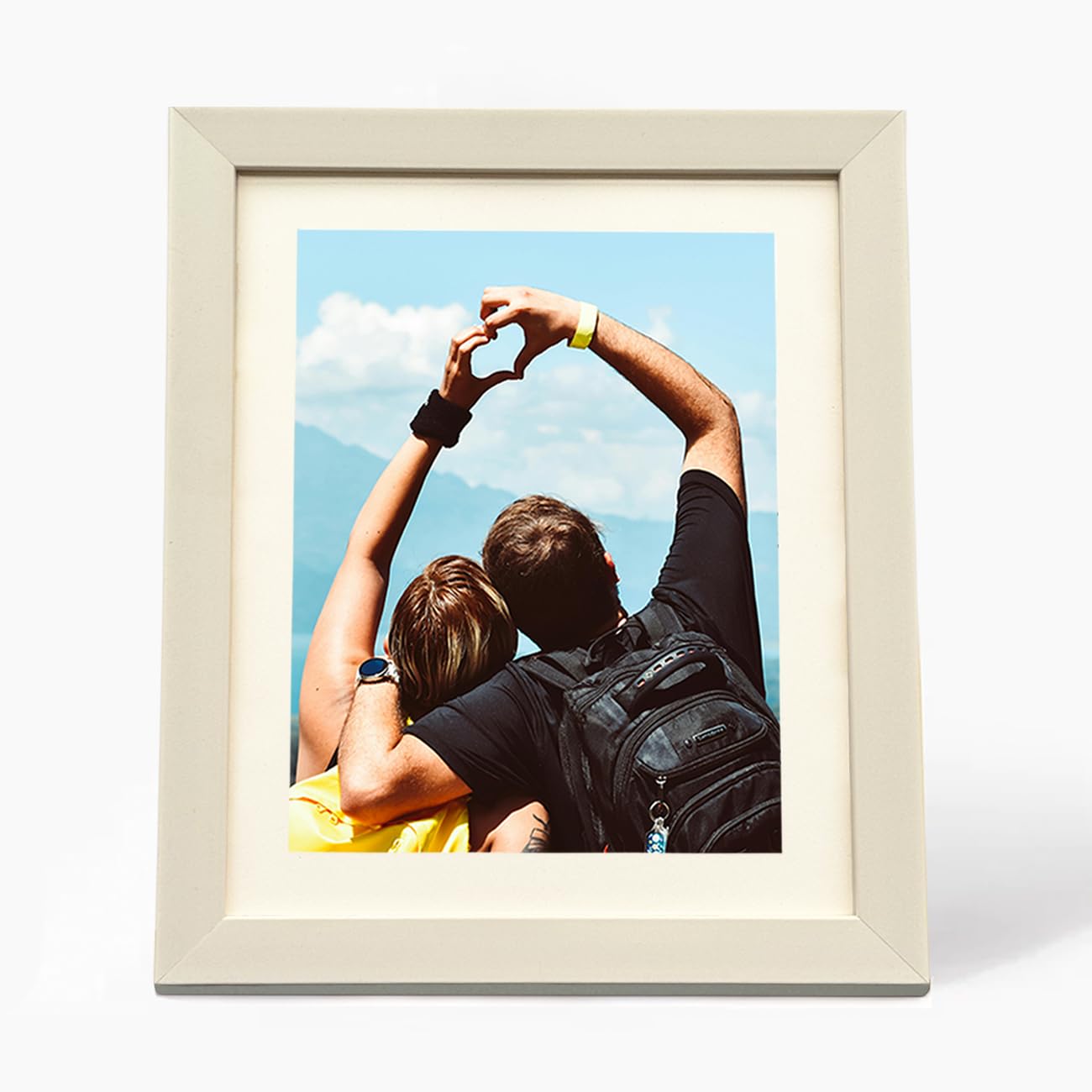 Art Street Synthetic Photo Frame (20.32 cm x 25.4 cm x 2 cm, White