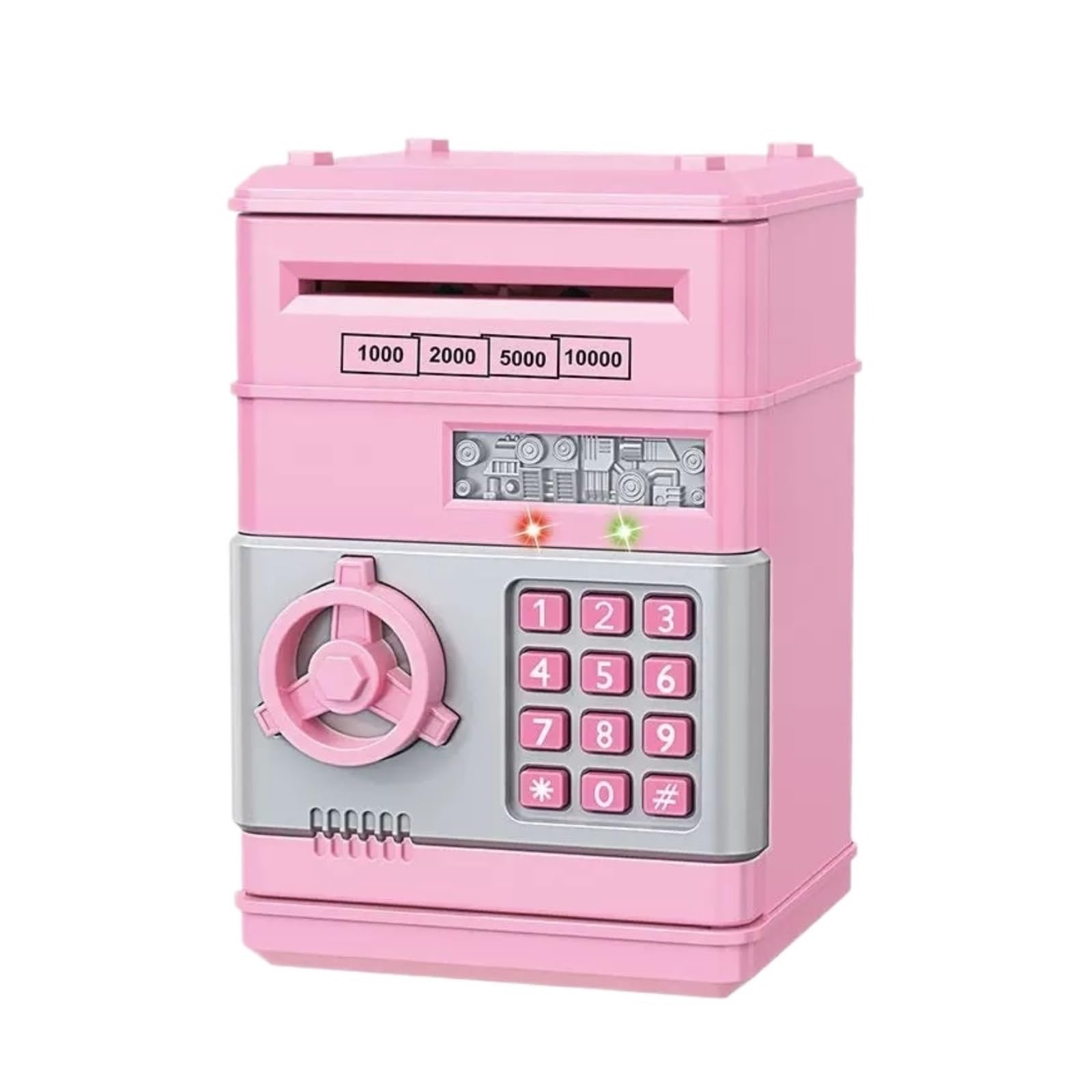 Tirelire pour Maison Tirelire Créative Grande Capacité, Coffre-Fort for Pièces De Monnaie Et Billets Famille Décoration