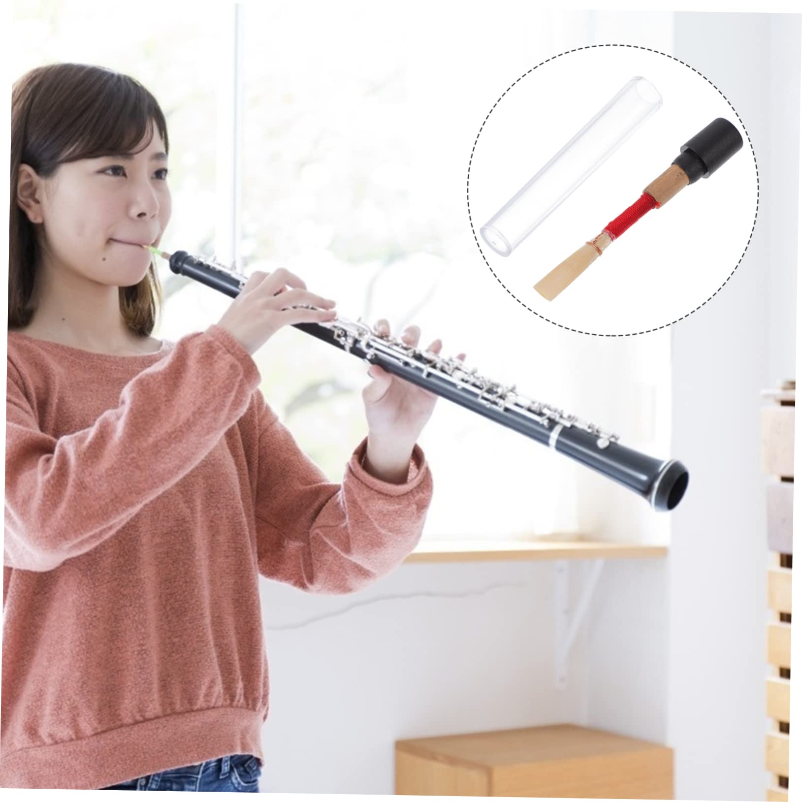 TOYANDONA 6pezzi Pz Ance Per Oboe Legno Accessori Artigianali Per Strumenti Musicali Design Compatto e Vibratione Ottimale Confezione Pratica Con Scatole Di Stoccaggio