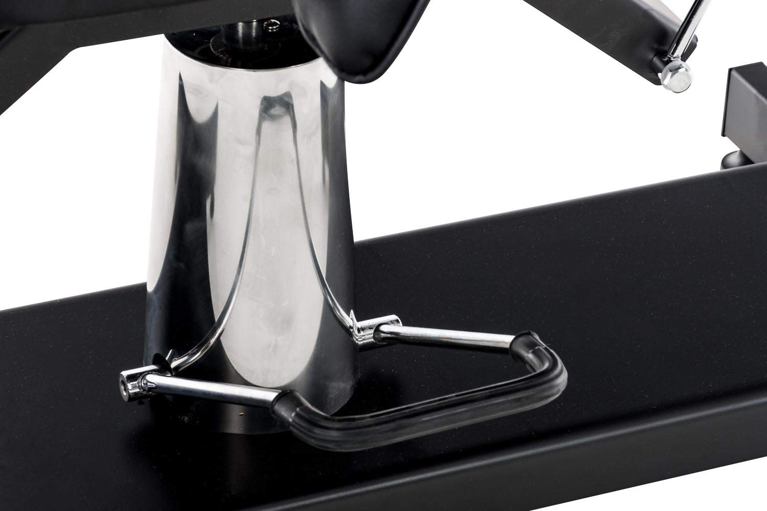 CLP Camilla de Estética Hidráulica V2 Tapizada en Cuero Sintético I Camilla sillón de Masaje I Silla Dentista Regulable I Silla Tumbona con Repo, Color:Negro