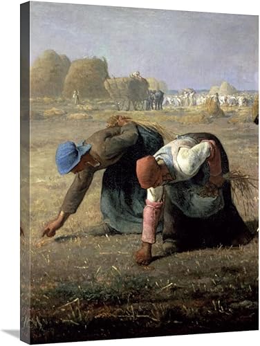 30 in. Los espigadores - Detalle de la impresión artística - Jean-Francois Millet