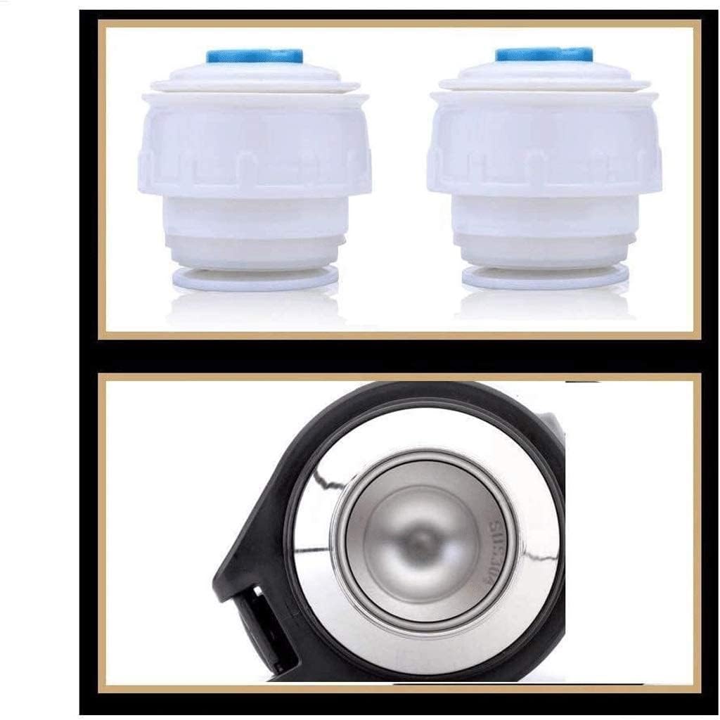 Borracce Sportive, Tazza Da Viaggio Thermos Tazza Da Caffè Thermos Da Campeggio Sottovuoto Con Coperchio Thermos In Acciaio Inossidabile Borraccia Termiche Sportiva(Black)