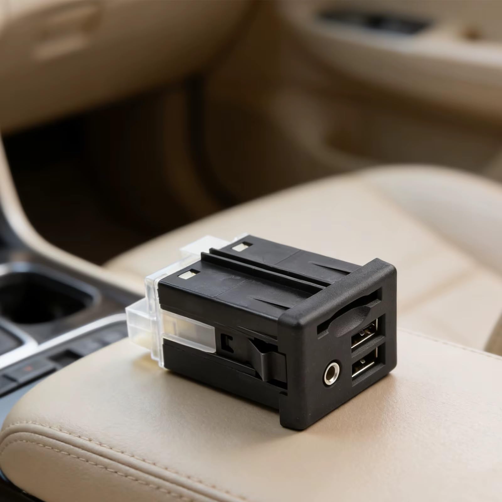 Presa USB Presa Ausiliaria Compatibile Con Chevy Per Suburban 2015-2020 Doppio Slot Schede Pannello Accessori Ricambio Audio Presa USB