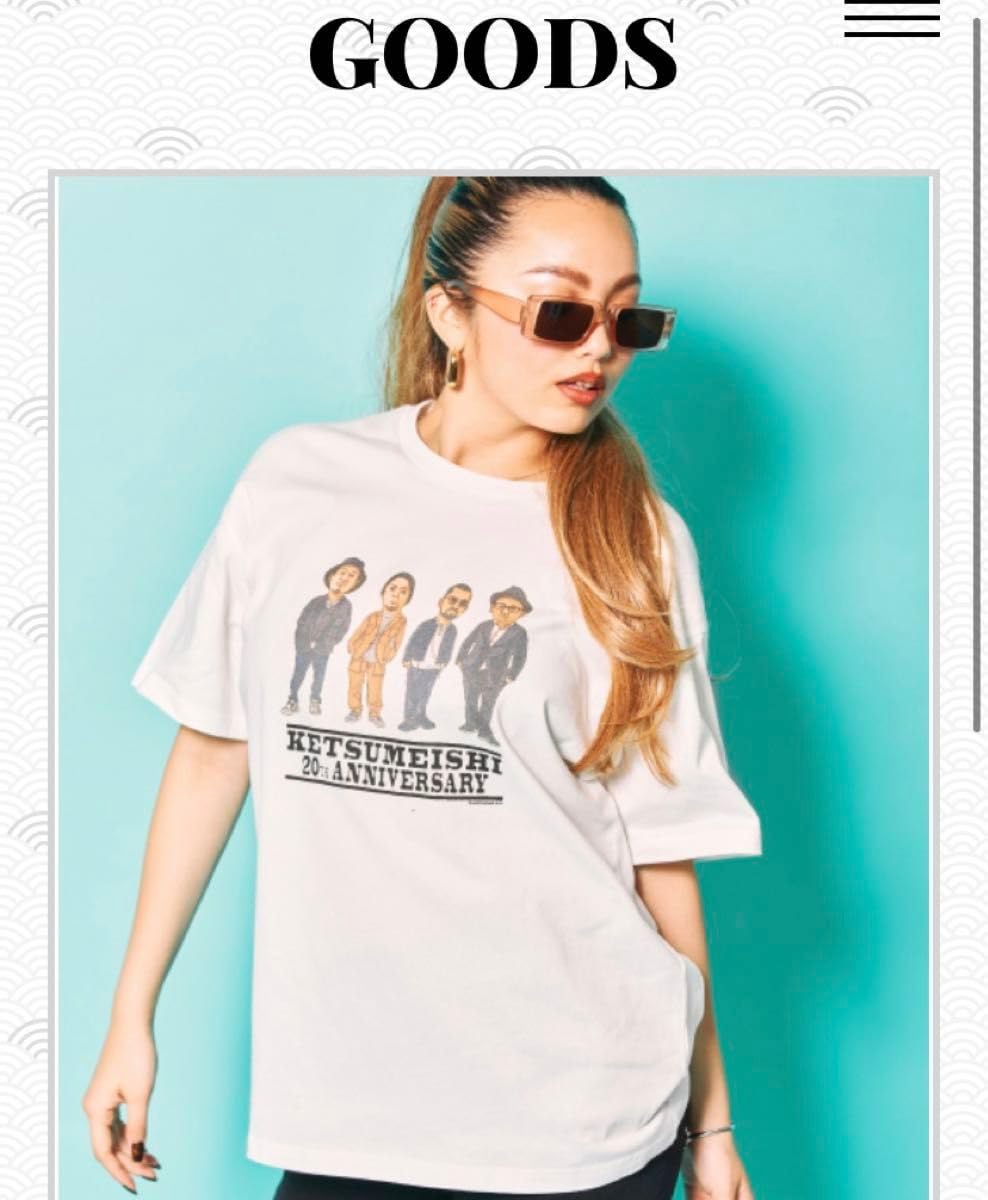 ケツメイシ　Tシャツ 　Lサイズ　白 Amazon.co.jp: CLUBケツメイシ会員限定ケツメイシ Tシャツ LL 白