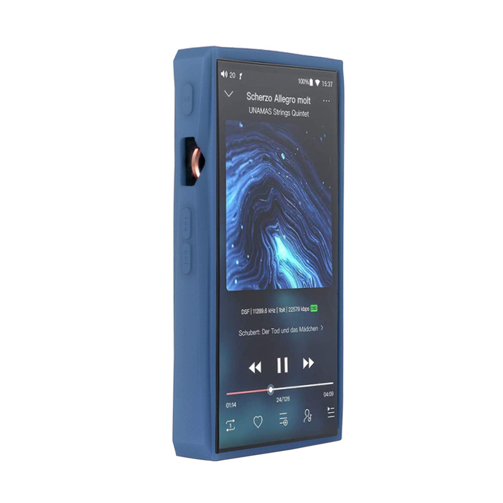 Custodia In Silicio Morbido Per FiiO M11 Pro - SHEAWA Blu, Protezione Antigraffio