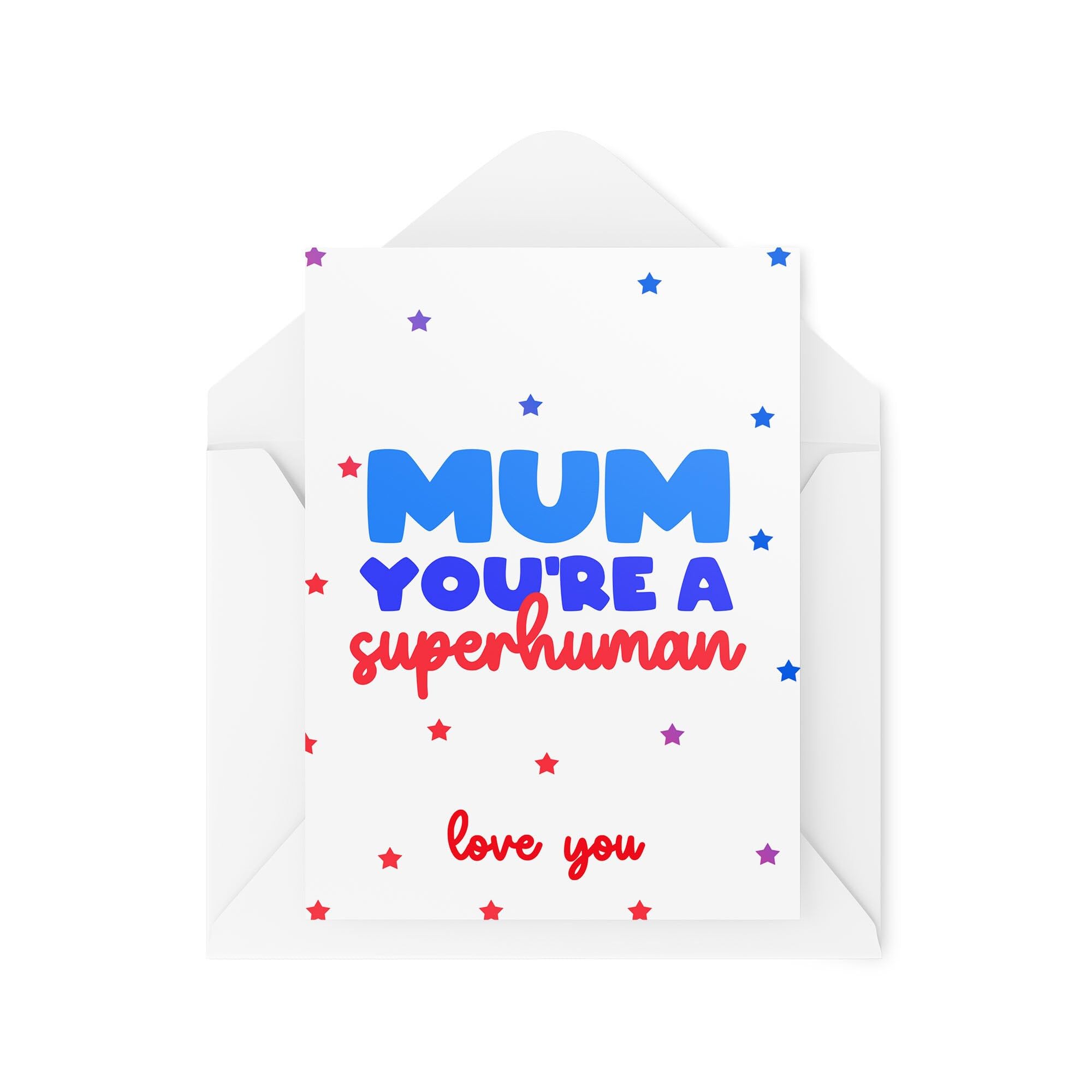 Cards for Mum - Mothers Day Cards - Mum You're a Superhuman - Mummy Cards - Mum Birthday Cards - Mum Cards - CBH1951