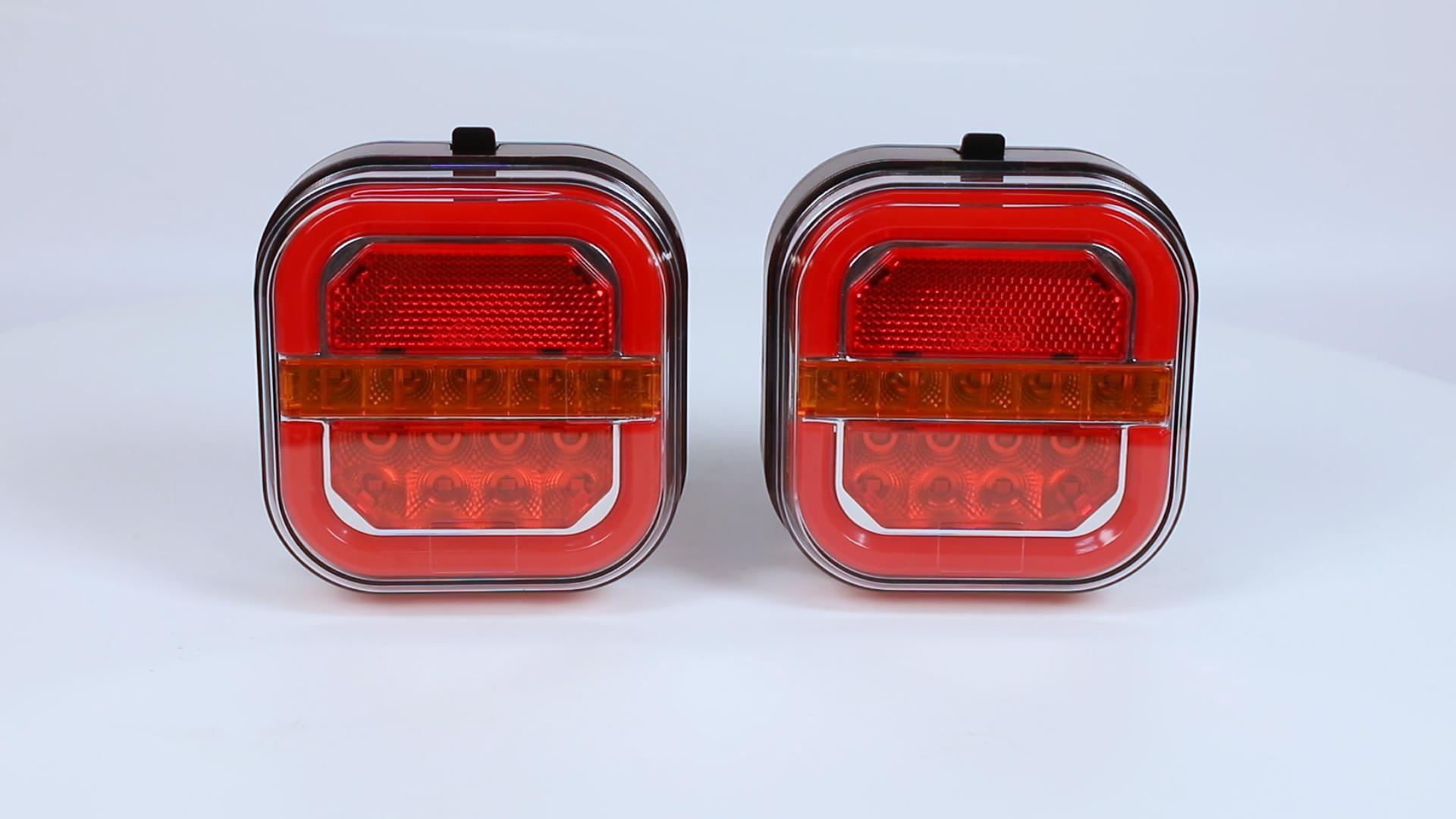Luci Per Rimorchio A LED 2 Pezzi 12V, Luci Posteriori A LED Universali Luci Di Retromarcia Da 20 Led Indicatori Di Direzione Dei Freni Illuminazione Fanale Posteriore Per Camion Con Rimorchio Trattore 83935260 - 5
