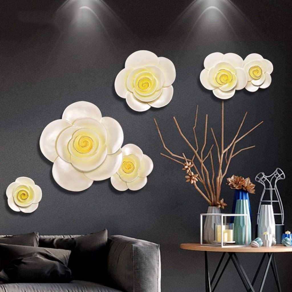 Scultura Decorazione murale Tridimensionale Creativo a Parete Pittura Decorativa Adesivi murali Camera da Letto TV Divano Sfondo Ornamenti murali Fiore Decorazione murale Statue Regalo novit