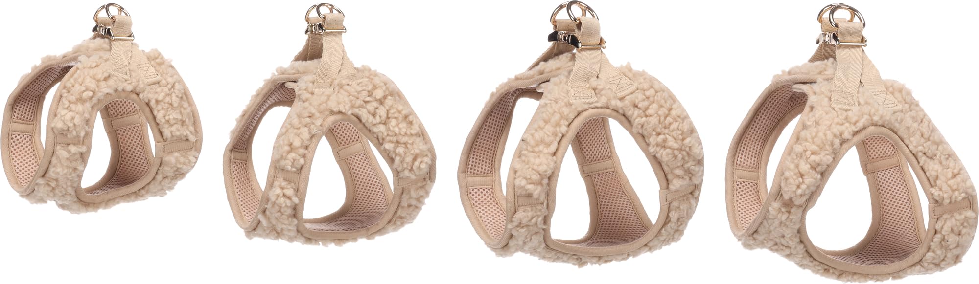 Flamingo Perro Arnés Step&Go Pookie Beige XS 28-30cm 30-32cm