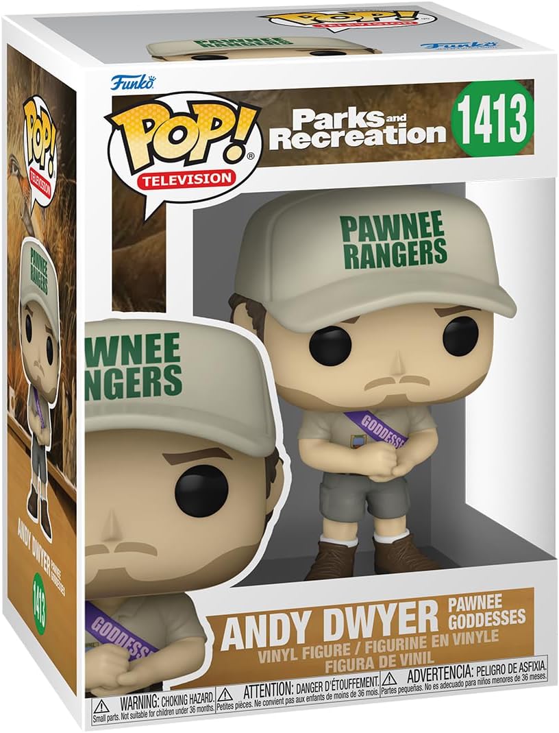 Funko POP! TV: Parks & Recreation, Andy Dwyer With Sash, Parks and Recreation, Collectable Vinyl Figure, Gift Idea