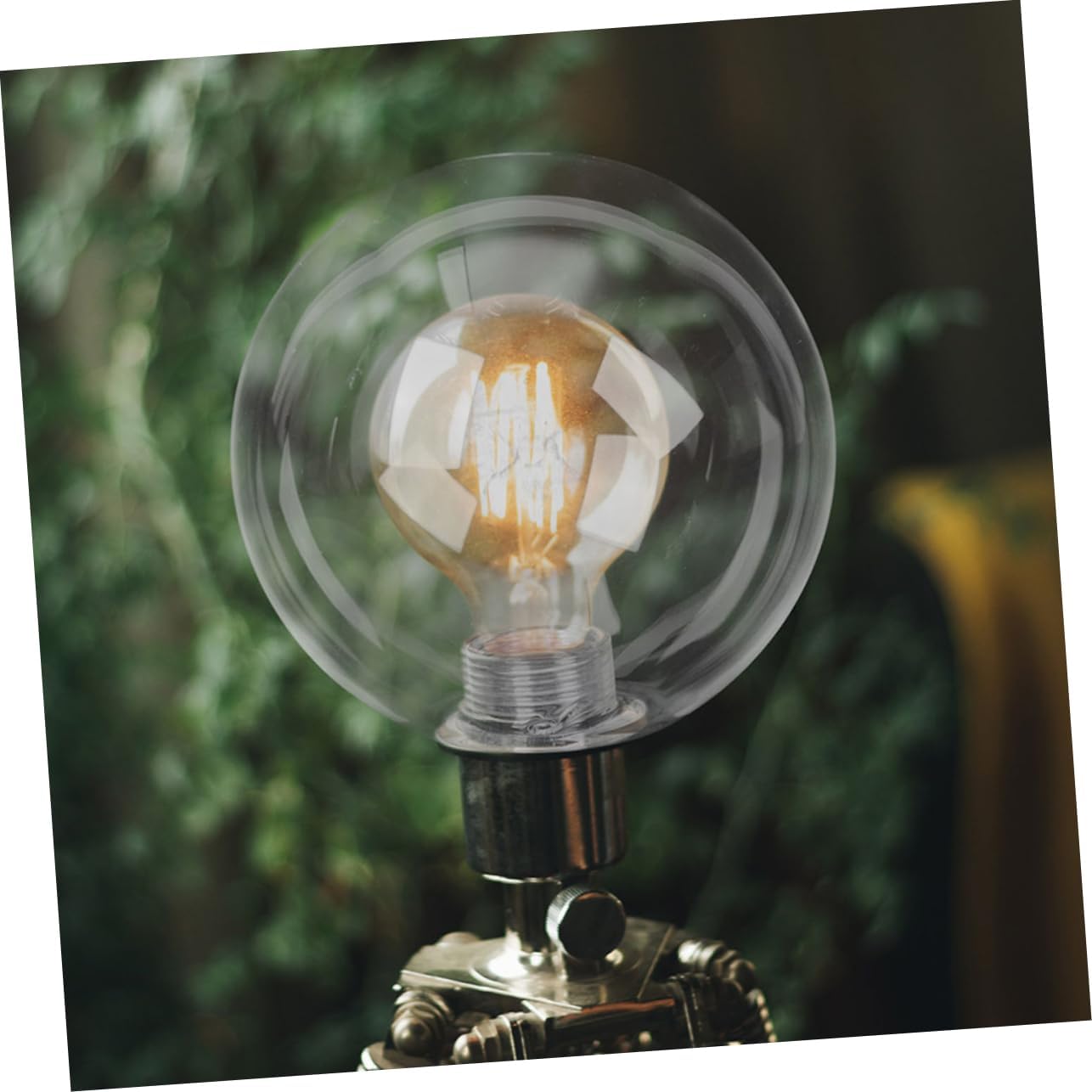 Gadpiparty G9 Glass Globe Lamp Shade Round Glass Light Cover for Ceiling Fixtures Replacement Lampshade Elegant Light Shade for Home Decor