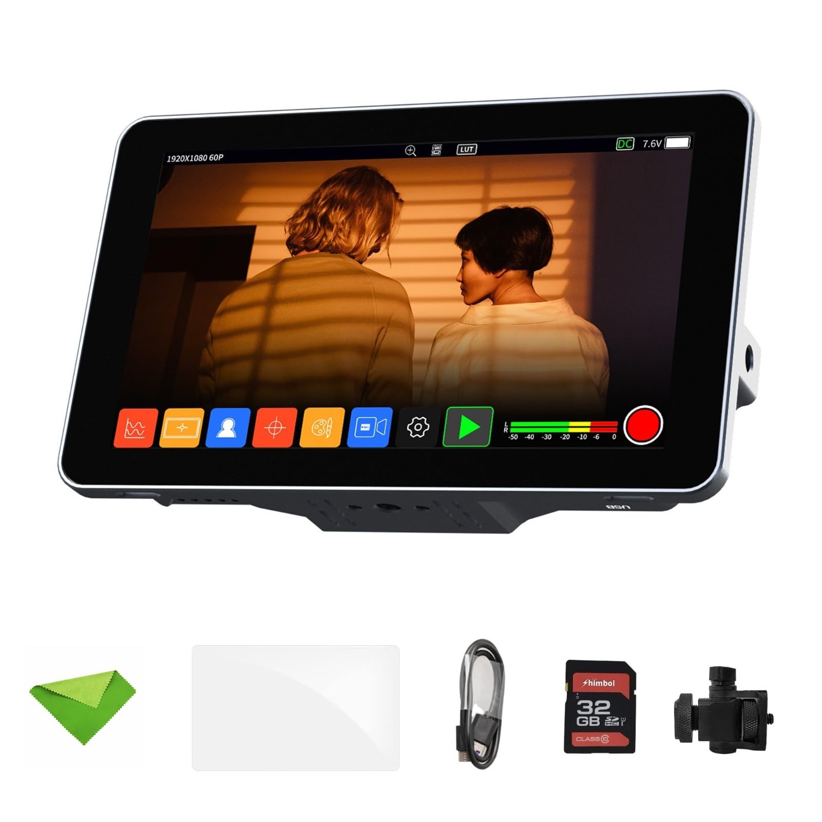 Amazon | Shimbol Memory I 5.5インチ 2000nits ビデオモニター、IPS