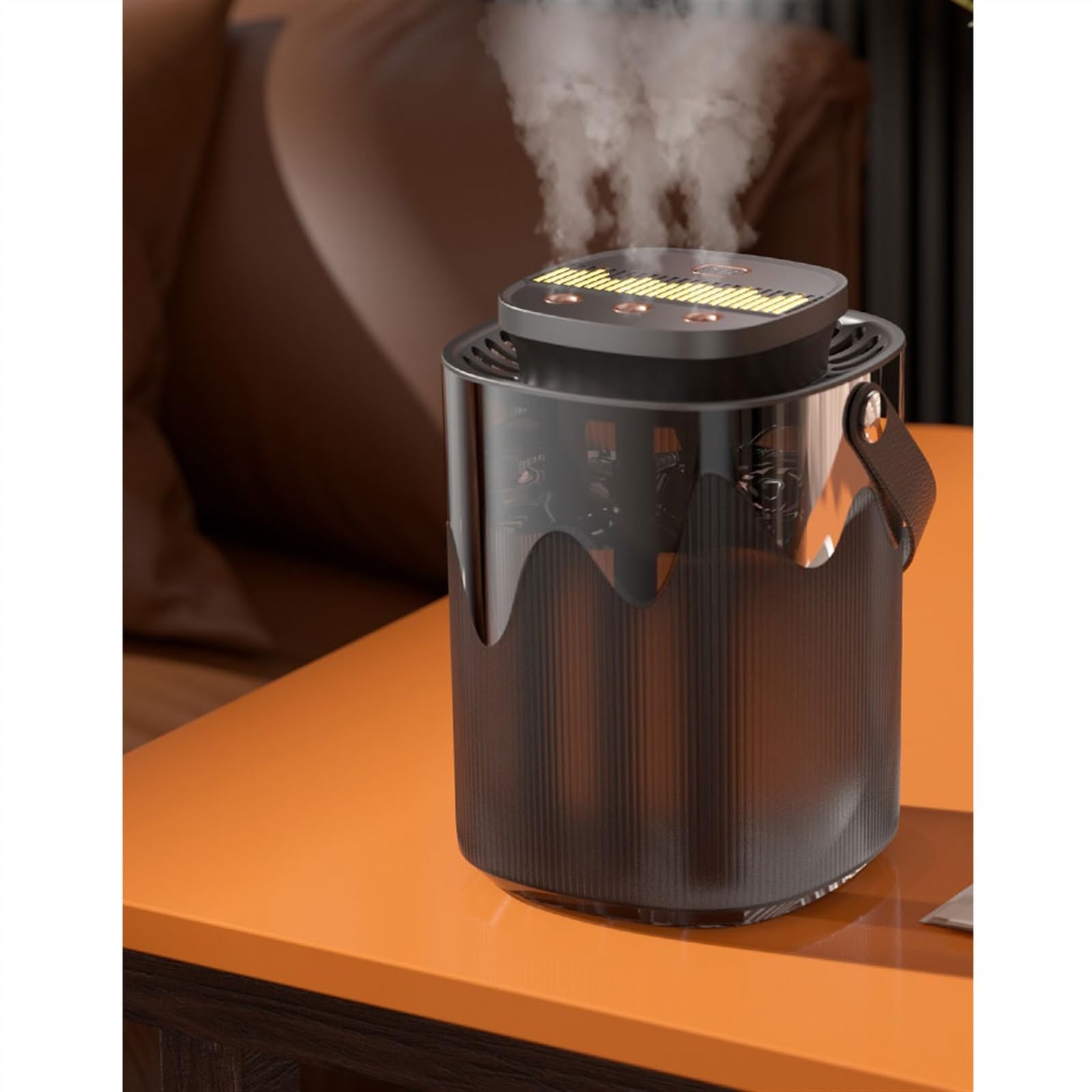 Humidificador Ultrasónico Humidificador de Aire de Escritorio, pulverizador silencioso doméstico, humidificador de Gran Capacidad de 3L, Apagado automático Humidificador de Aire