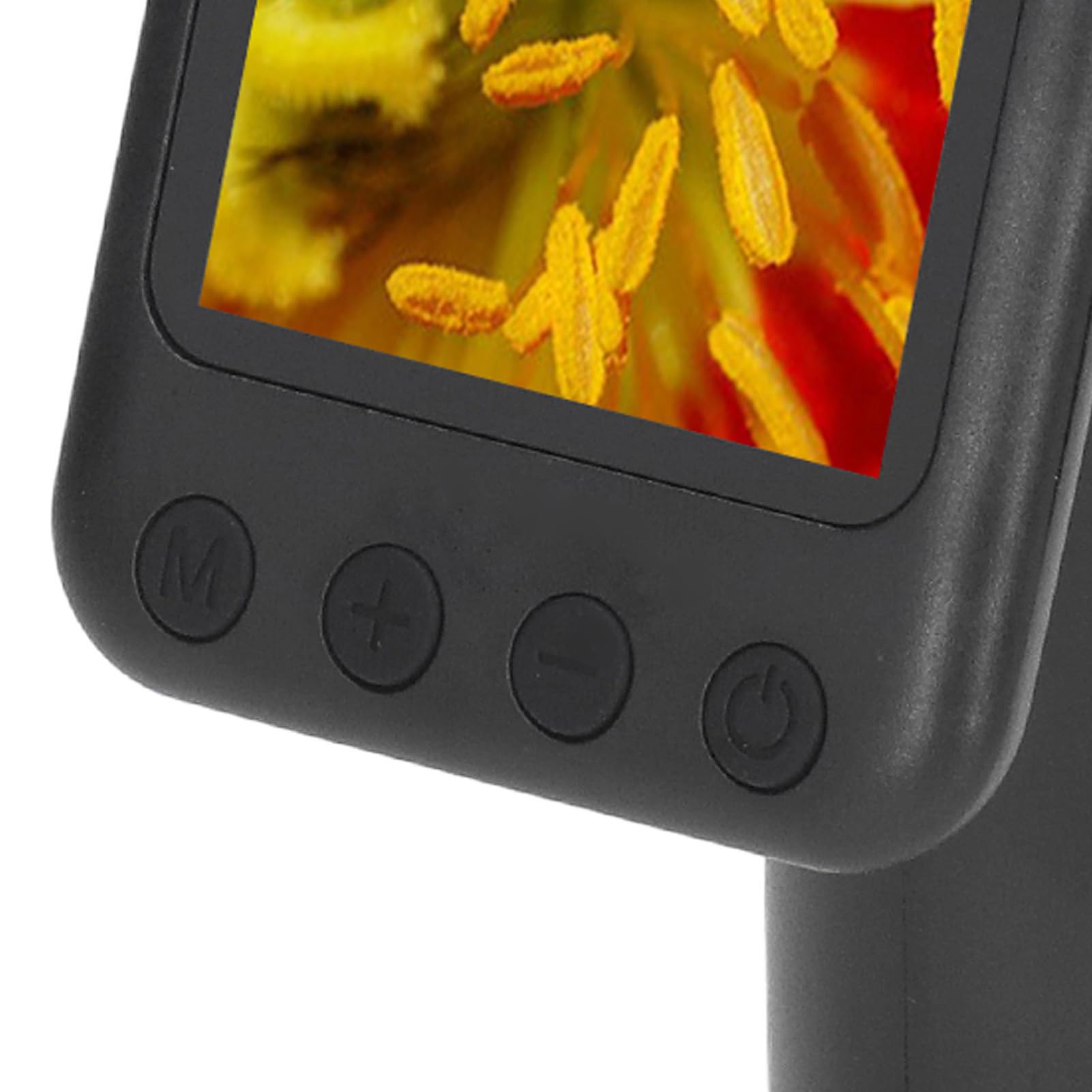 Wakects Microscopio Digital de Mano, Microscopio Portátil de Bolsillo ABS 400X a 800X 720P con Pantalla LCD de 2 Pulgadas 6 Luces LED Captura de Imagen USB para Estudiantes Niños Joyería de Monedas