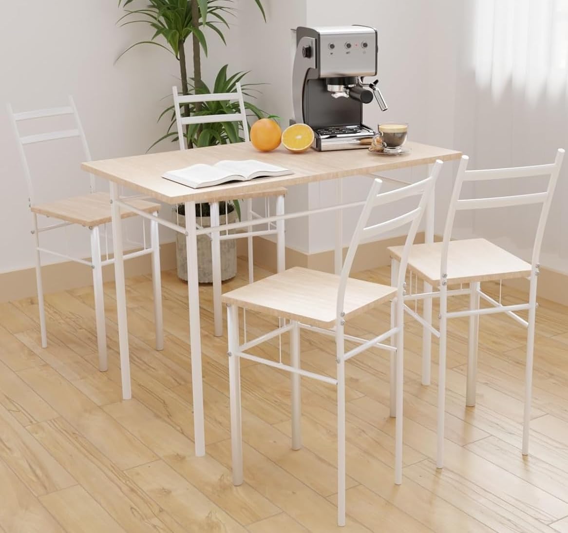 Amazon|ダイニングテーブルセット 4人用 5点セット 幅110cm Amazon|ダイニングテーブルセット 4人用 5点セット 幅110cm