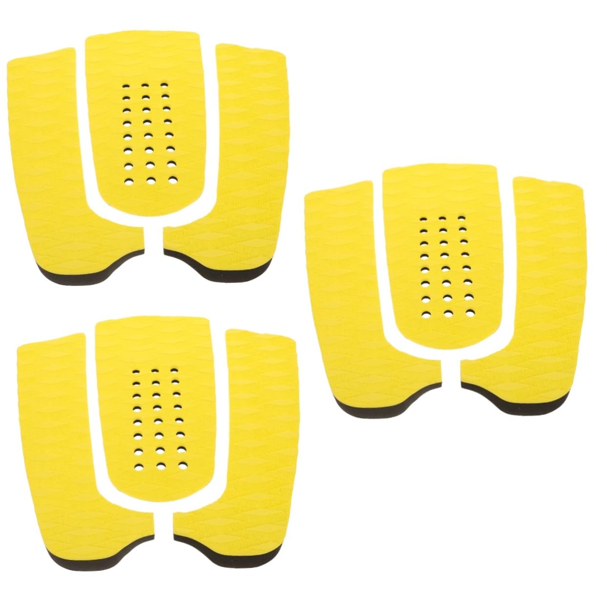 Sosoport 3juegos Pads Antideslizantes para Tabla De Surf Accesorios De Surfboard Almohadillas De Traction De Fáciles De Instalar y Remover Diseño Adhesivo Portátiles y