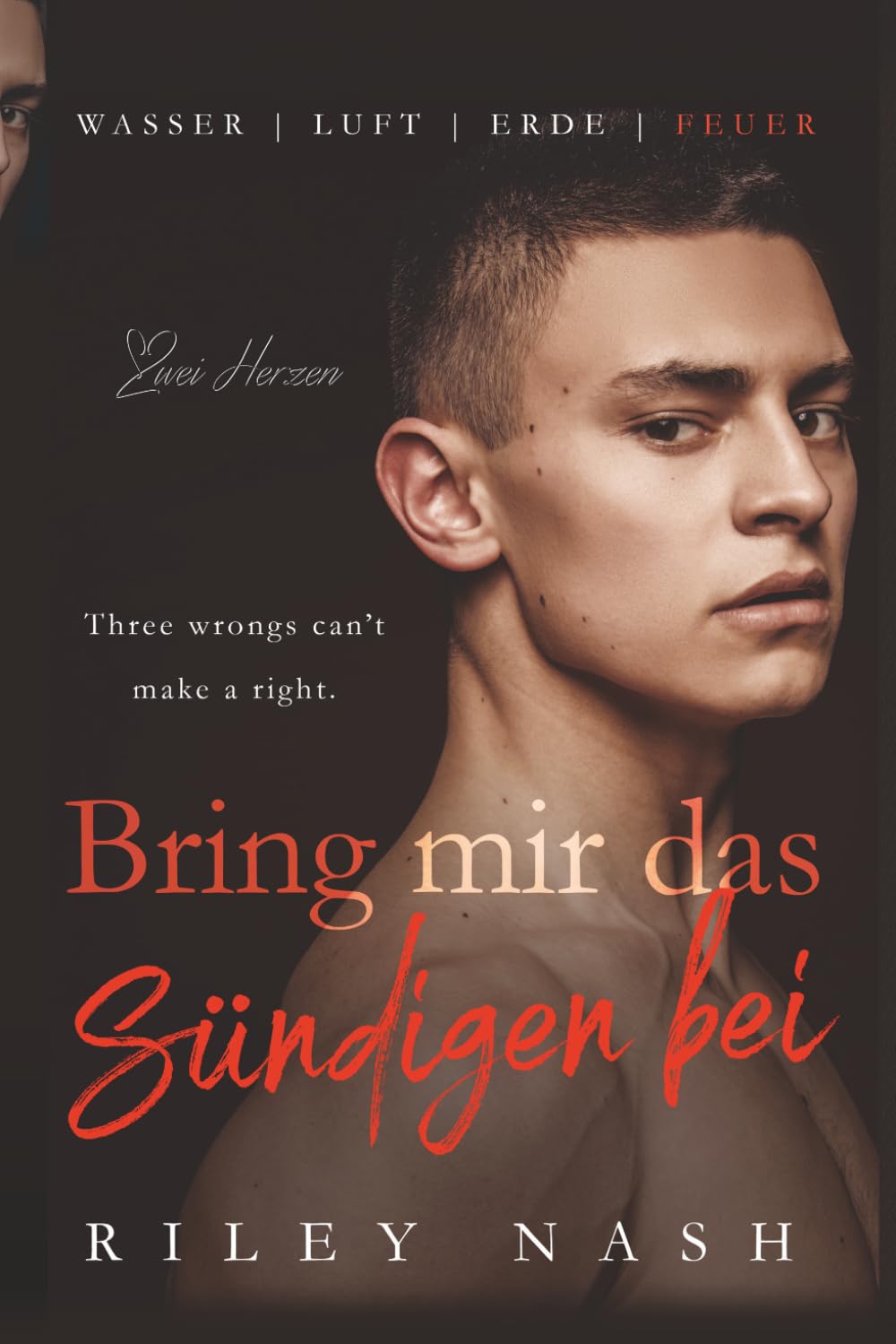 Bring mir das Sündigen bei: Ein M/M/M-Einzelroman (Wasser, Luft, Erde, Feuer)