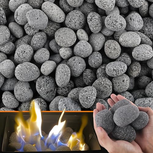 CJGQ 45 Lb Lava Rocks for Fire Pit,2