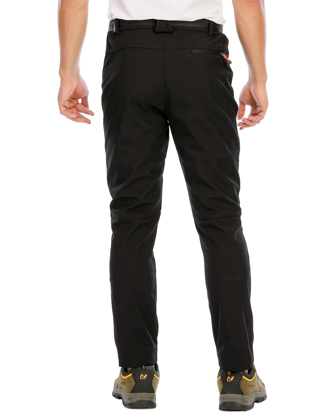 Pantalones Trekking Hombre Impermeables Pantalones de Trabajo Termicos Montaña Senderismo Esqui Snowboard Invierno Polar Forrado Aire Libre