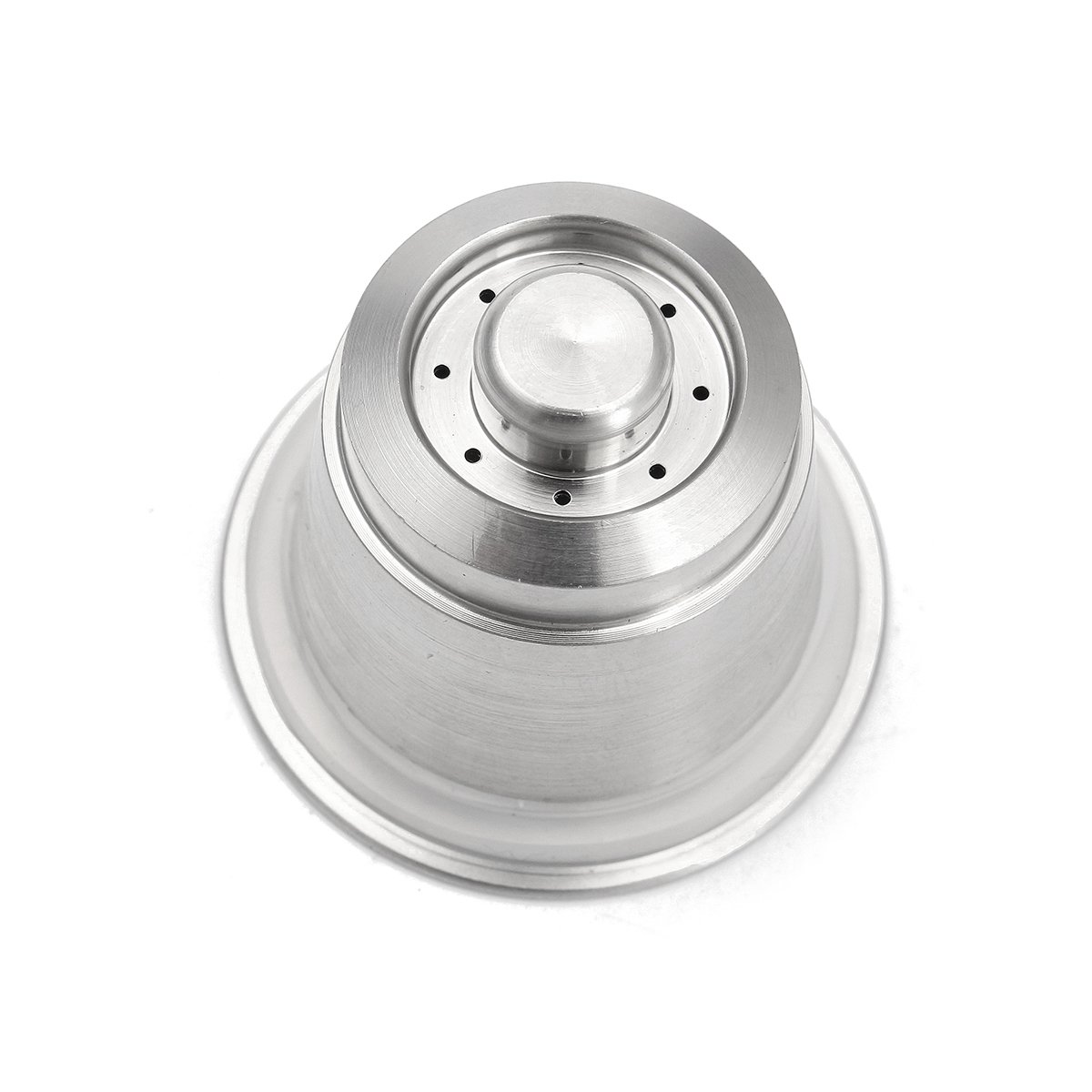 Cápsula de café recargable de acero inoxidable reutilizable para máquina Nespresso
