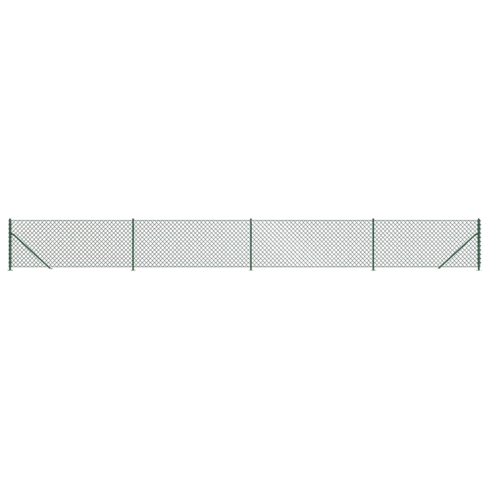 ZEYUAN Maschendrahtzaun mit Bodenflansch Grün 1x10 m, Volierendraht, Wühlmausgitter, Kaninchenzaun, Drahtzaun, Drahtgeflecht, Kaninchendraht, Geflügelzaun - 153937