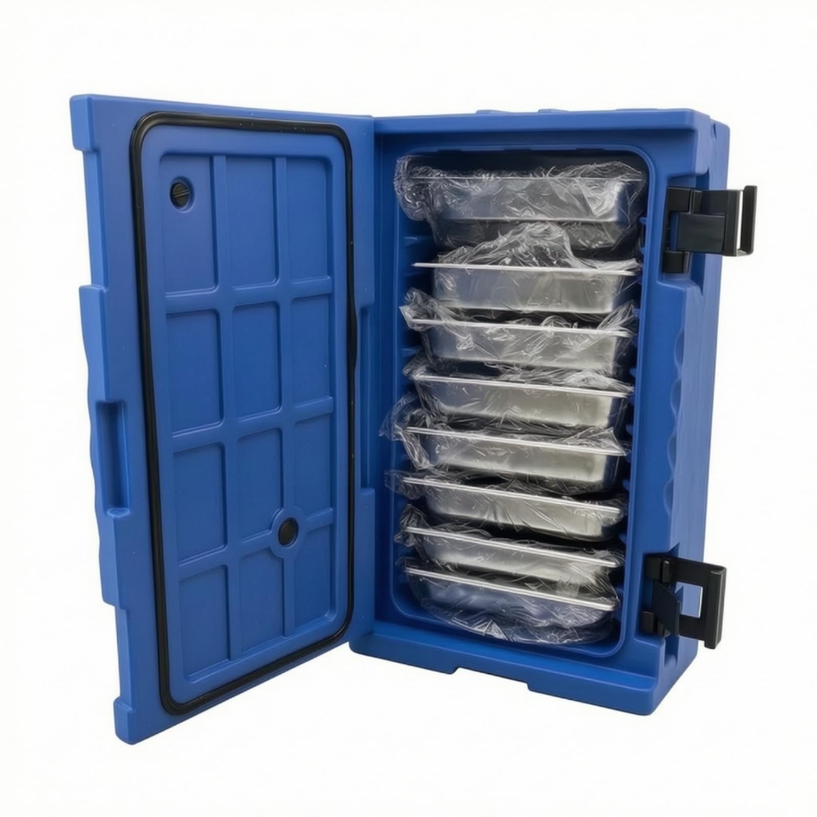 Armario Térmico con Banjas Acero Inoxidable Sellado Contenedor Isotérmico con Banjas Reutilizable Caja Térmica para Cocinas Comerciales