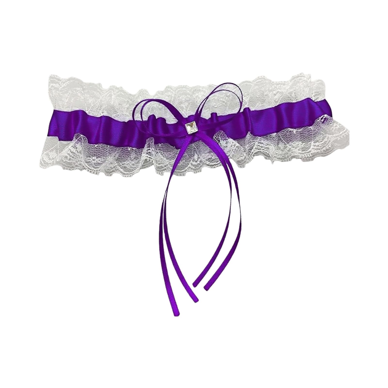 MICFENY Leg Garters Bow Leg Band for Women Unique Party Costume Accessory Lingerie Thigh Chain Wedding Garter