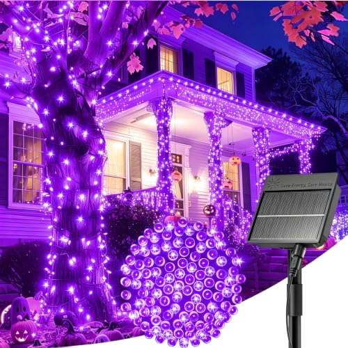 Minetom Solar Halloween Lights Outdoor, 40FT 100 LED Halloween String Light