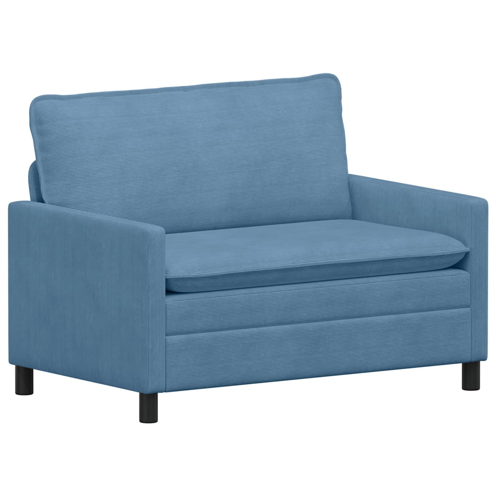 vidaXL Sofá Azul 126 x 81 x 87,5 cm Tela