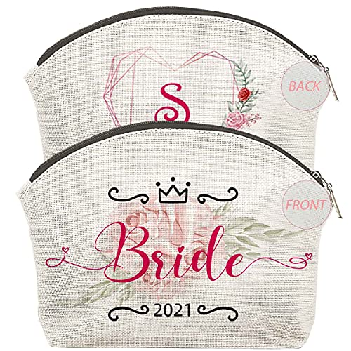 Eilcoly Bride Gifts, Engagement gift- I Do Wedding Gift- Bridal Shower Gifts for Bride- Newly Engaged Gifts for Her -Bride-to-be Gifts- Bride Survival Kit- Wedding Survival Kit- Bride Makeup Bags ï¼ˆSï¼‰