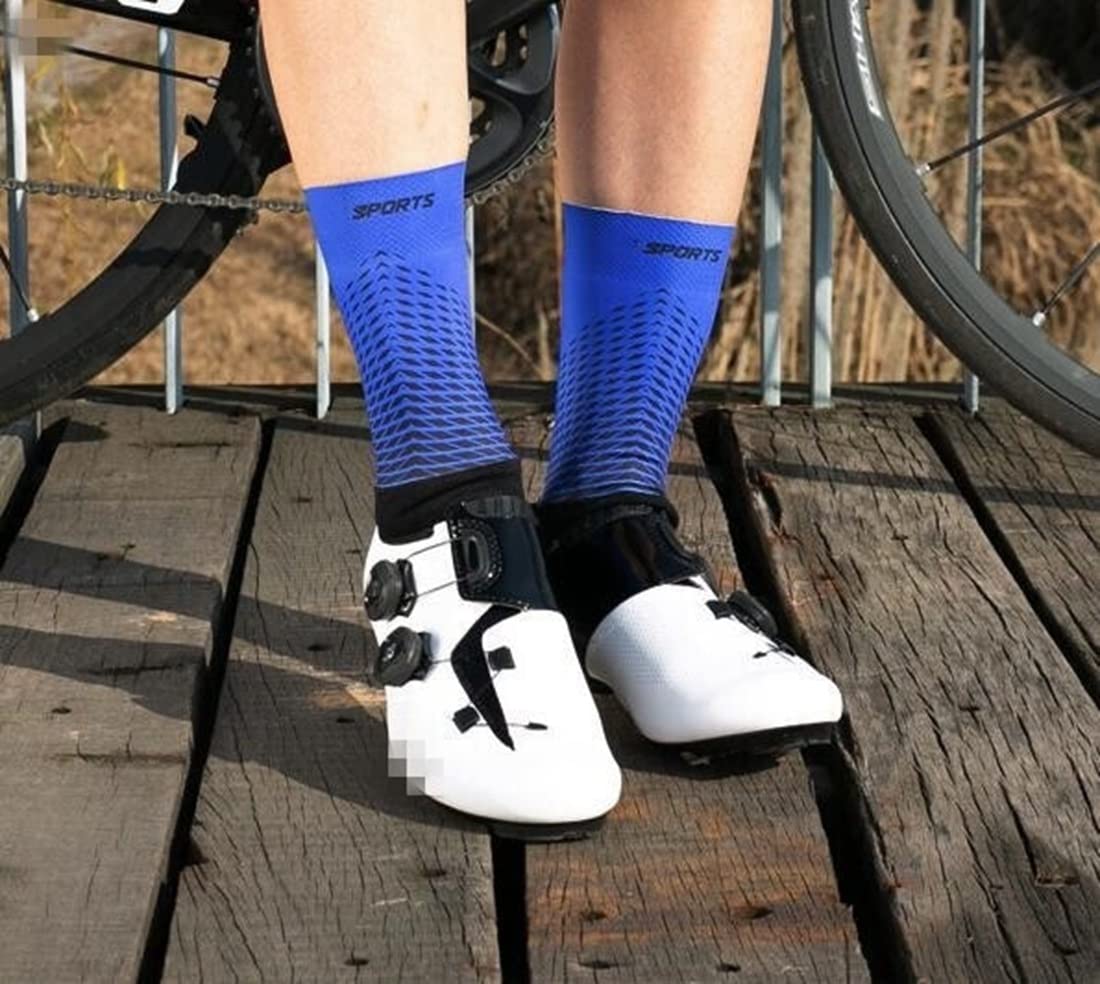 Radsocken 3 Paare Radfahren Socken Atmungsaktive Straße Fahrradsocken Outdoor Sports Racing Bike Compression Socken Neu