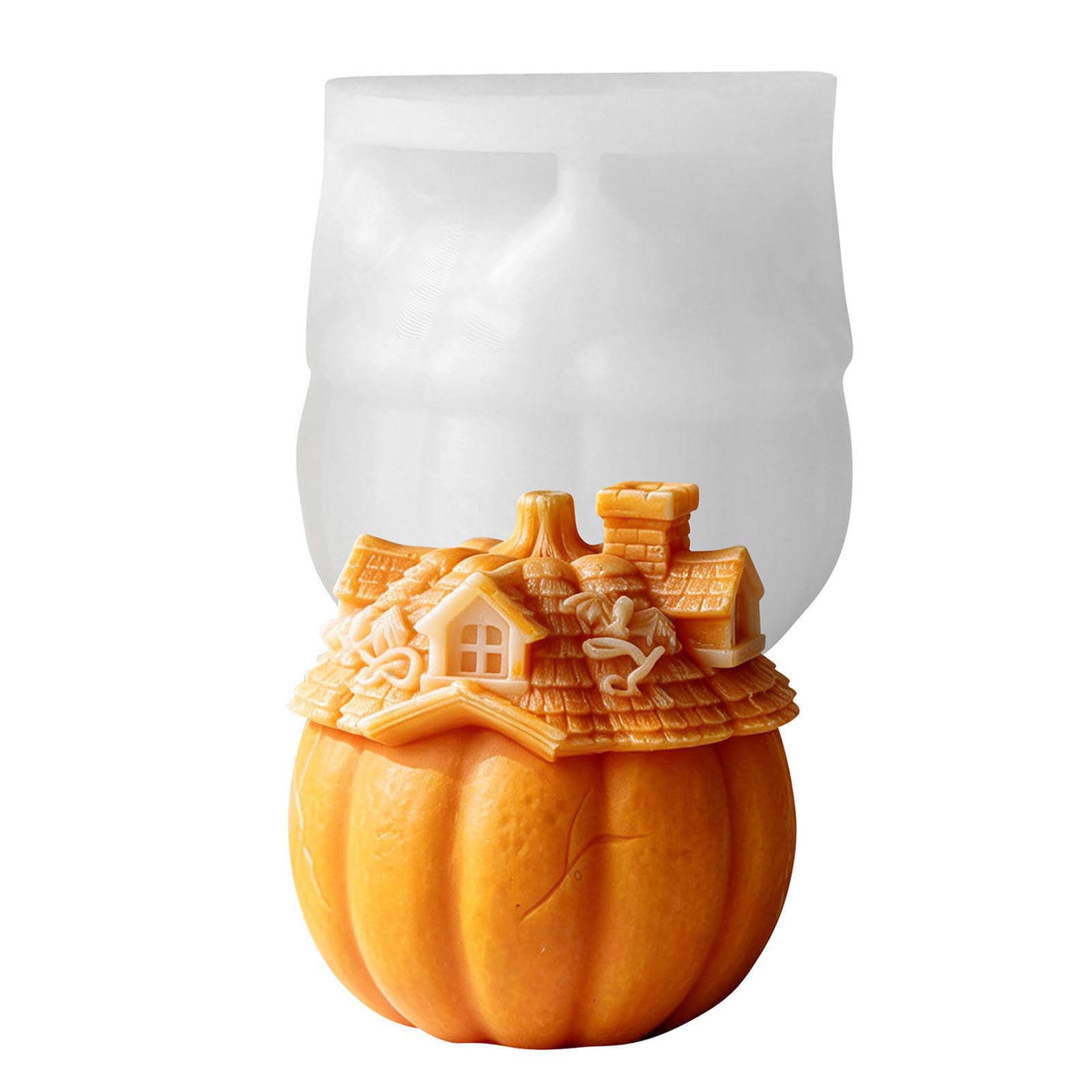Whoasyst Multipurpose Silicone Pumpkin for Creating Unique Soap Resin and Chocolate Crafting Tool