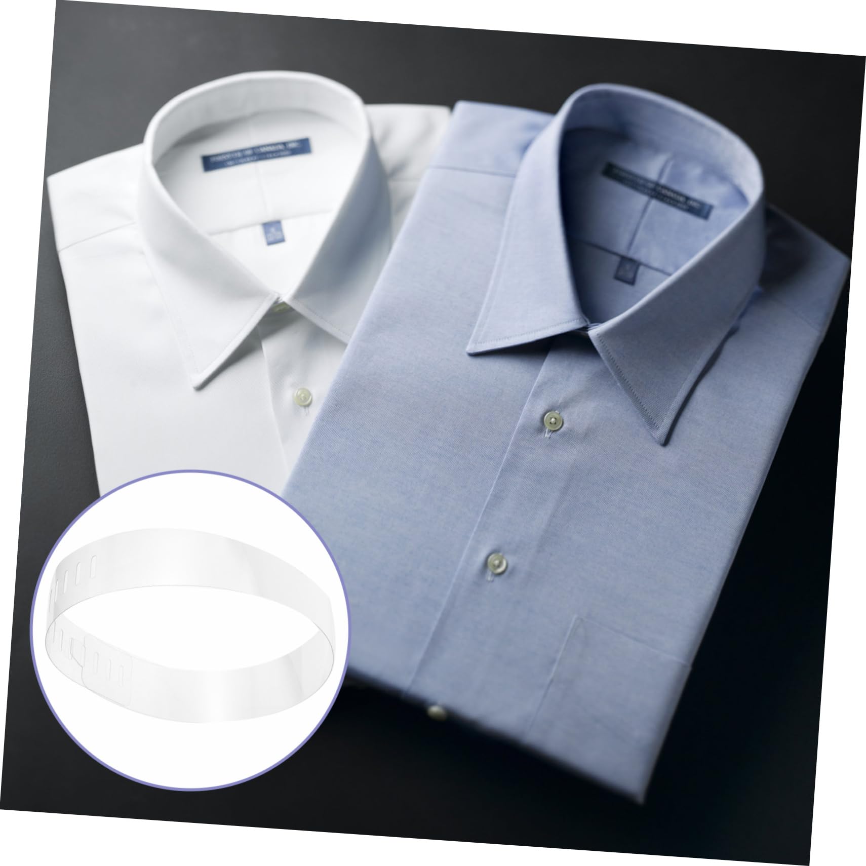 SOIMISS Camisas De Vestir Se Queda El Cuello Se Mantiene Moldeador Cuello De Camisa Accesorio Camisa El Cuello Se Desvía Soporte De Cuello Para Hombres El Plastico