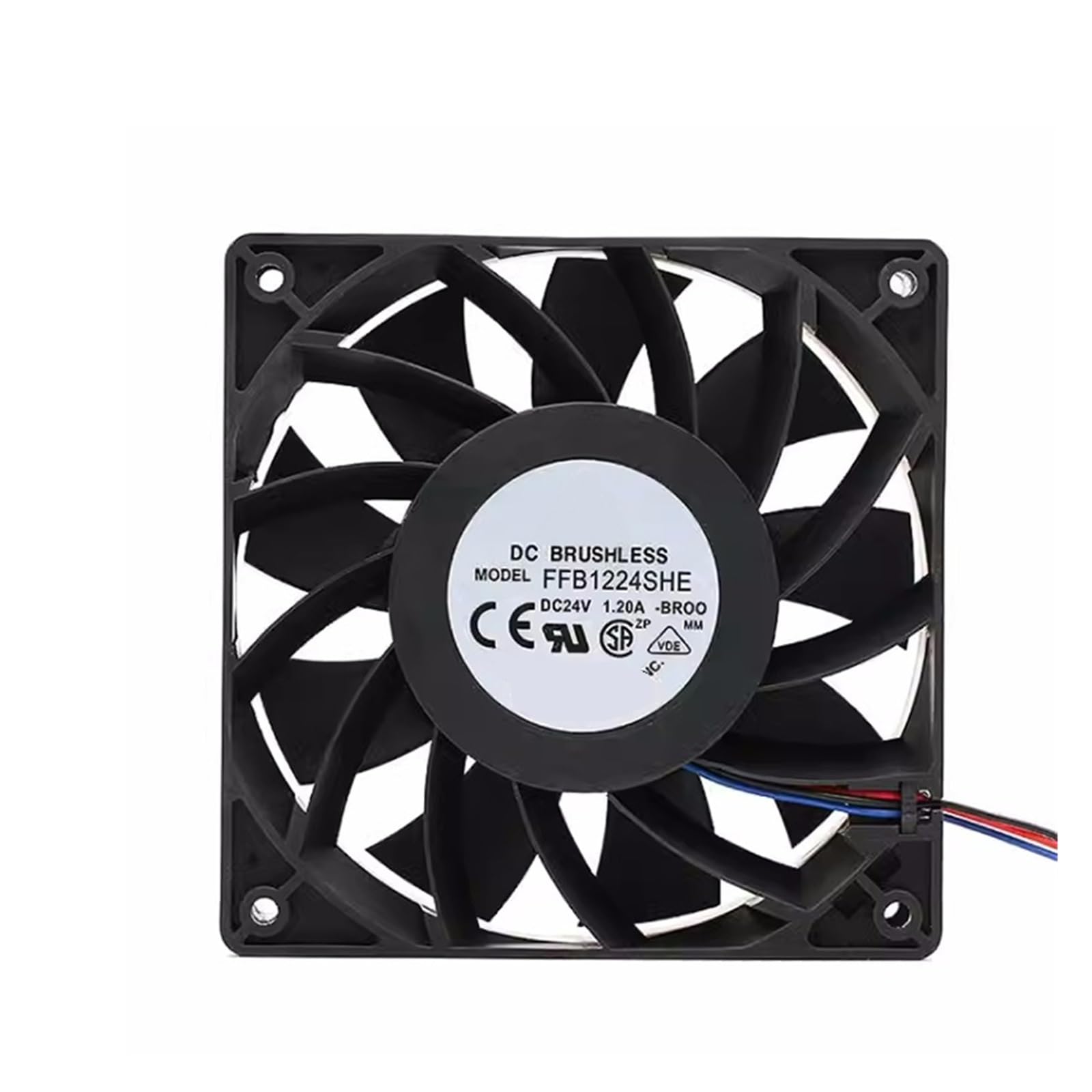 OKEWGHFL 12038 24V 1.2A FFB1224SHE 12CM cooling fan(3-wire)