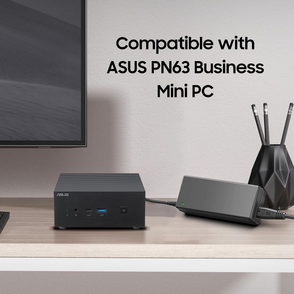 19V WD EX4100 Power Supply Adapter Compatible with WD 24TB 32TB My Cloud EX4100 Expert Series 4-Bay Network Attached Storage & DNS-343 4-Bay Storage Enclosure, Asus Mini PC Power Cord Charger