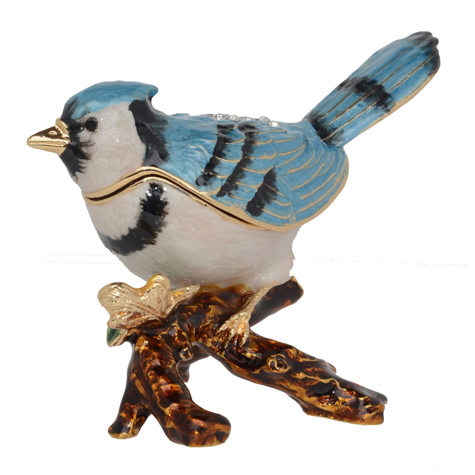 Amazon.co.jp: 装飾品置物彫刻像ブルージェイズ鳥小物ボックス