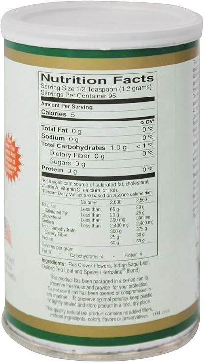 Jason Winters Winters, Pre-Brewed Maximum Strength Herbal Tea, Natural, 4 Oz (113.6 G)