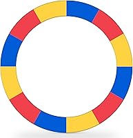 Vista 10 de AW 12/13/14/15FT Trampoline Spring Cover Replacement Trampoline Safety Pad Trampoline Accessories, UV-Resistant, PVC EPE Foam Protection