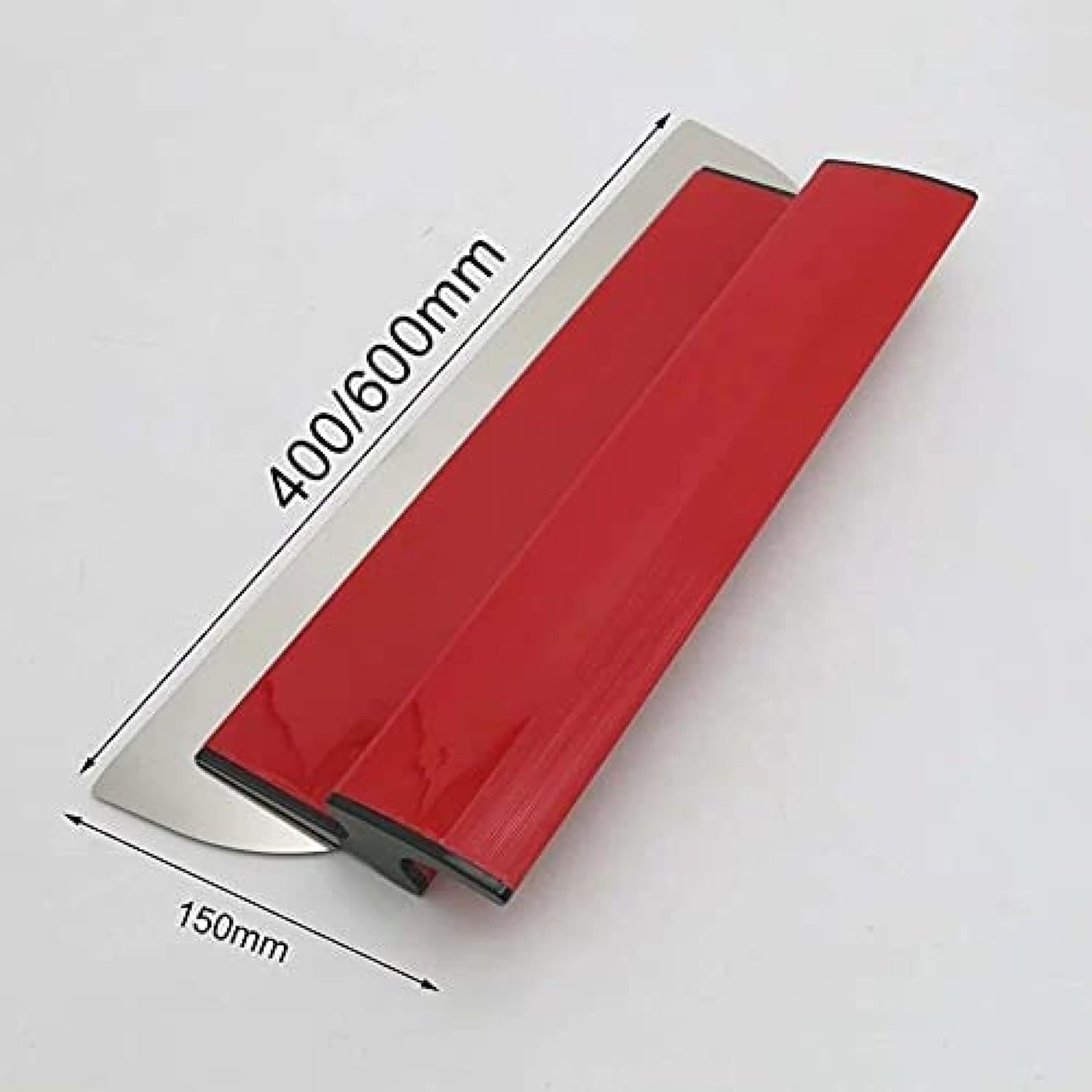 Outil De Lissage De Cloisons Sèches Couteau à Mastic en Acier Inoxydable Peinture Finition Lames D’écrémage Outils De Plâtrage Mural Poignée Cloison Sèche pour Cloison, 60CM