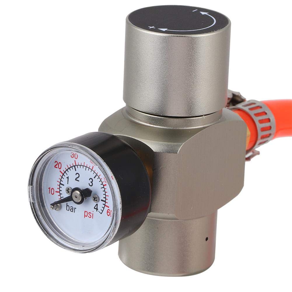 Mini regulator gazu adapter beczka wąż manometr ładowarka zestaw praktyczny CO2 zbiornik piwa soda akcesoria