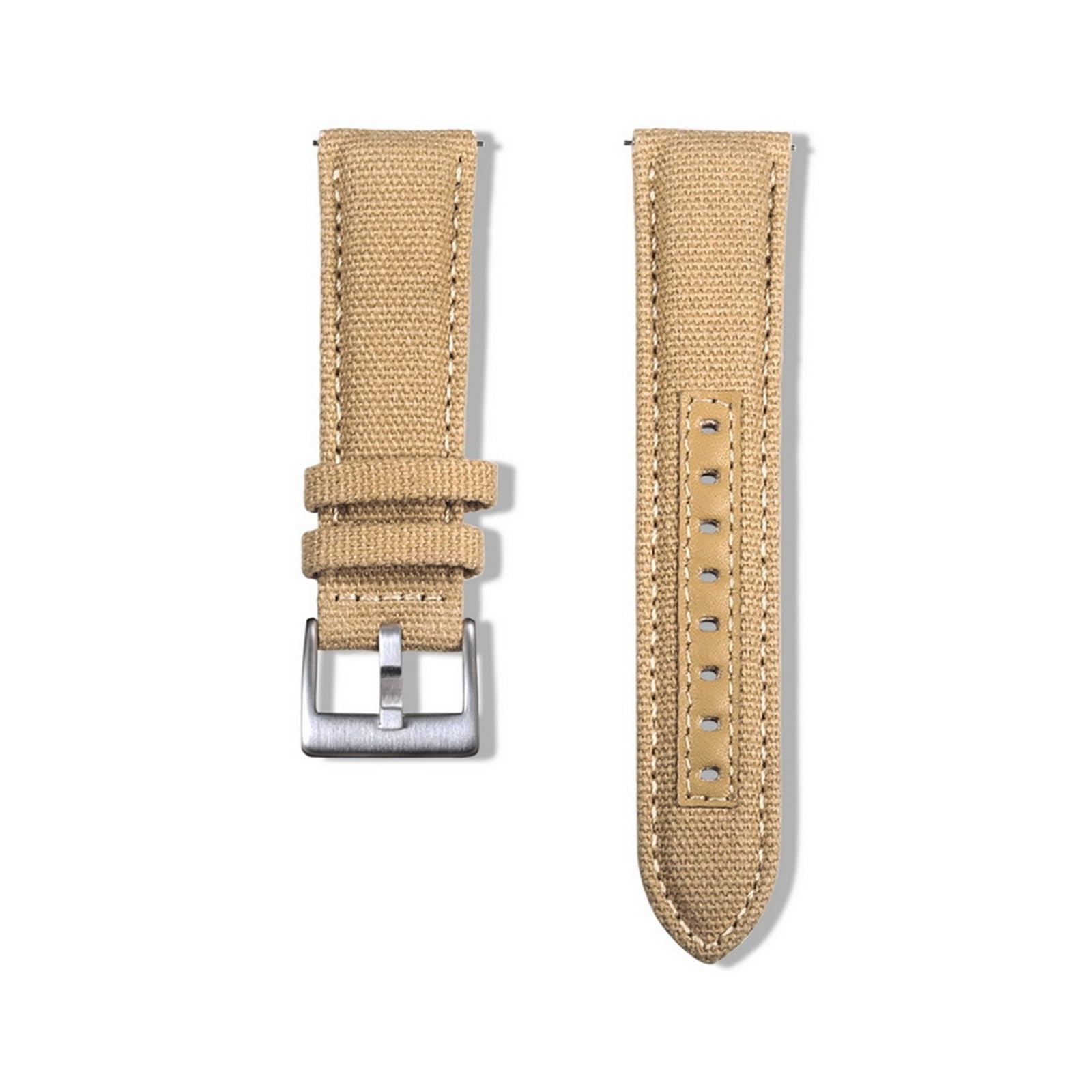 INEOUT Bracelets De Montre En Toile Matériau De Qualité Supérieure À Dégagement Rapide Bracelets De Montre En Nylon De Qualité Noire Boucle En Acier 18mm 20mm 22mm 24mm