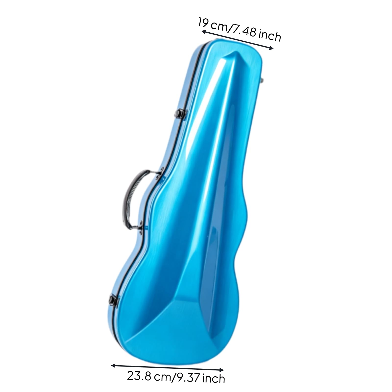 TISHITA Estuche Violín Fibra Carbono Portátil Estuche Violín 4/4 Ergonómico para Violinistas