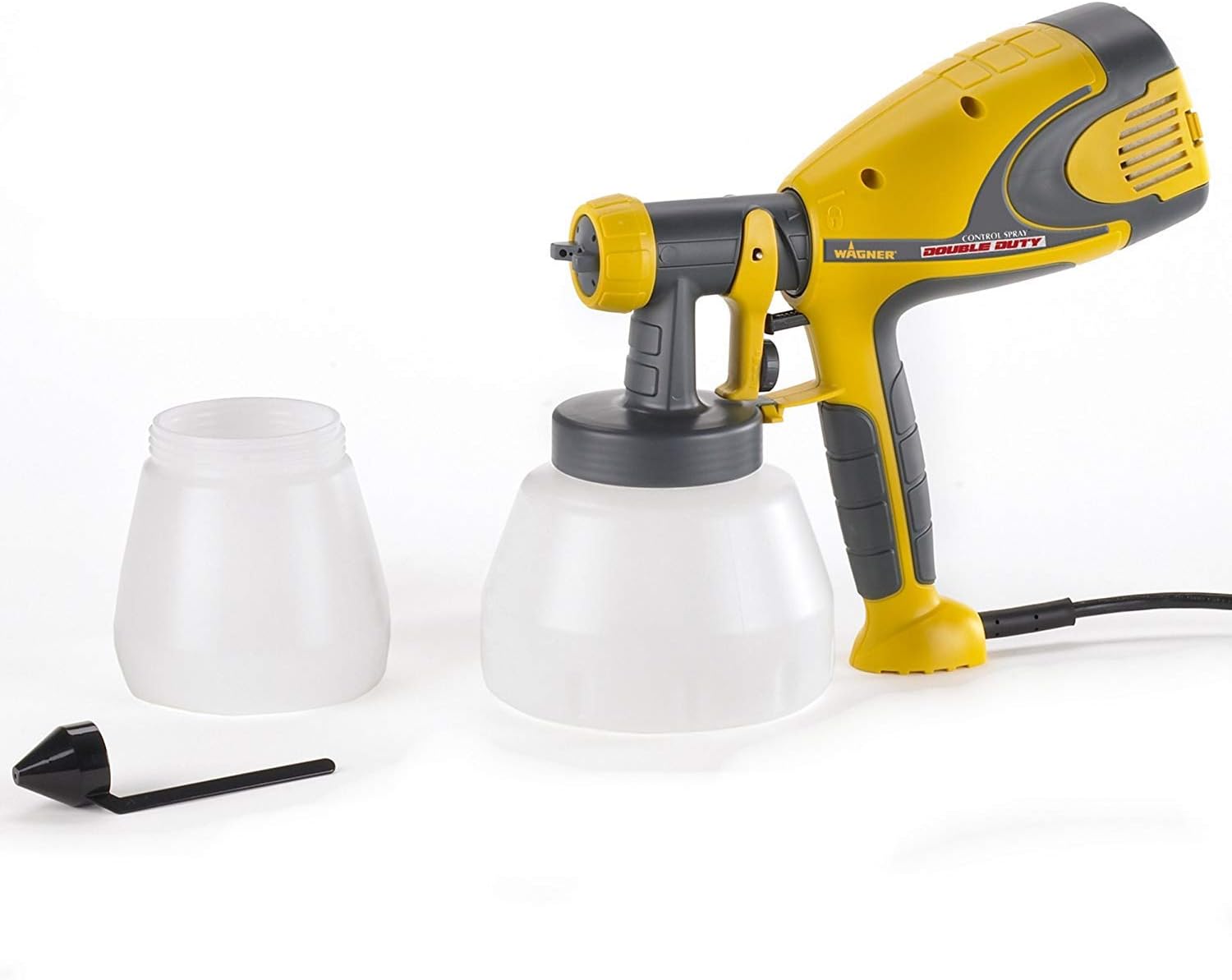 Wagner Spraytech 0518050 Control Spray Double Duty HVLP Stain Sprayer for Staining and Sealing Indoor/Outdoor Home Projects , Yellow