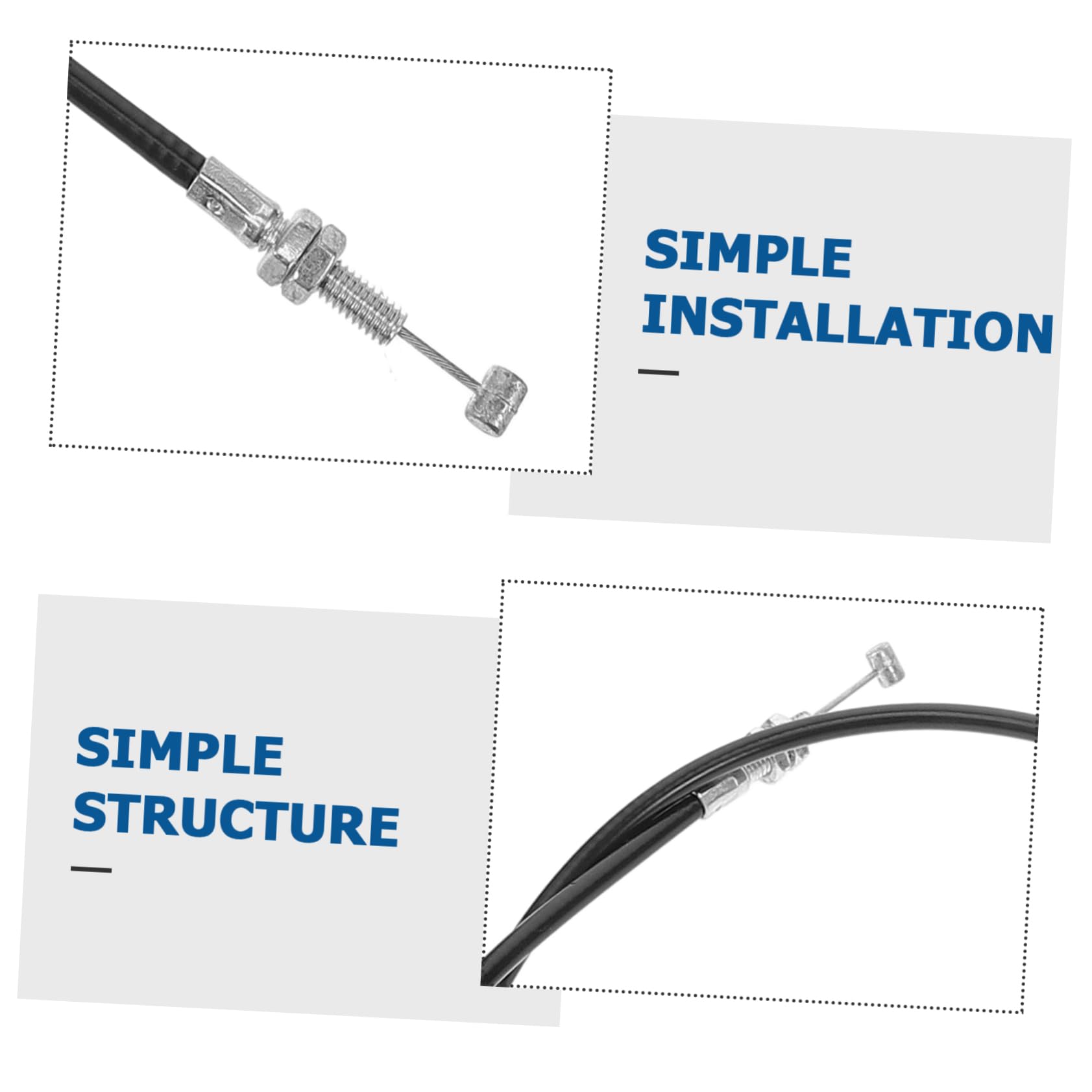 Healeved Chaise De Coiffeur Câble De Traction Pour Fauteuil Inclinable Tige à Ressort Pour Chaise De Barbier Pompe Hydraulique De Réparation Pour Fauteuil De Coiffeur