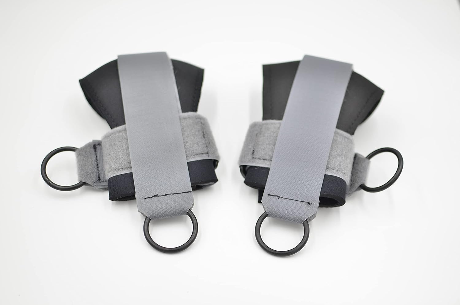 Grip Aid Workout Multi Purpose Adaptive Grasping Cuffs One Pair (Left and Right Gloves). Workouts, Gardening, Daily tasks. Those with Little to no Grip Such as quadriplegic or Arthritis