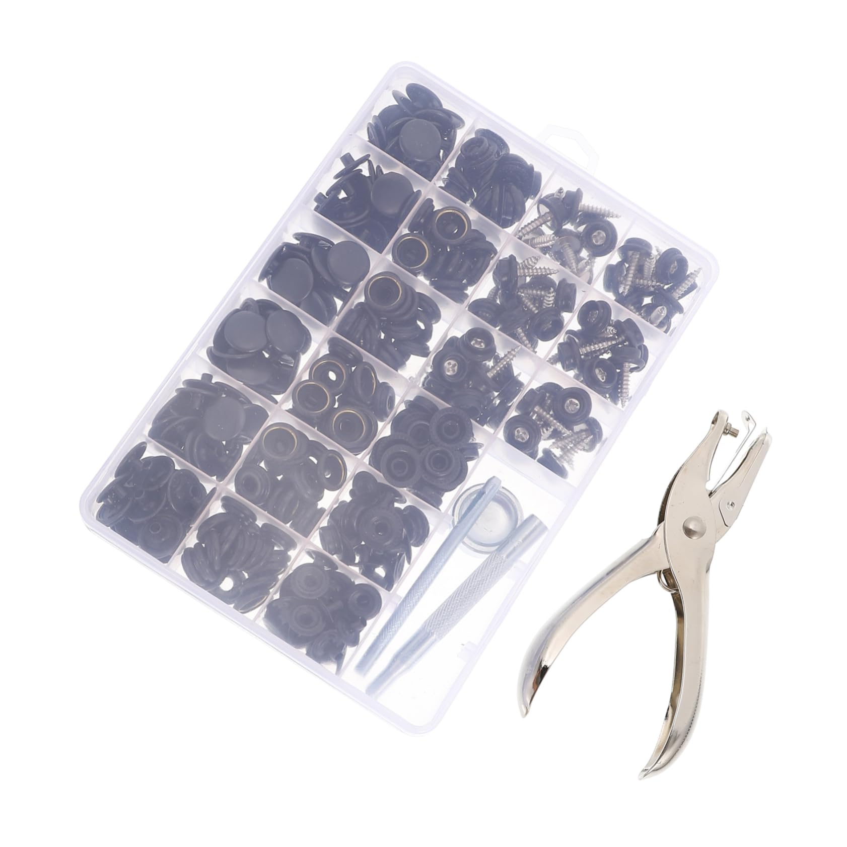 DOITOOL 1 set Pressione Ferro per Tela Yatch Strumento per Fissaggio Riparazione Tende Abbigliamento e Facile da Installare e Resistente